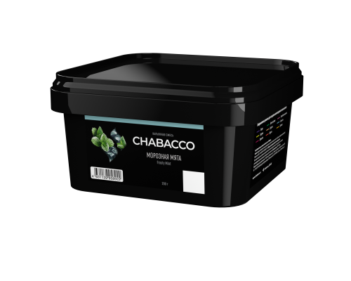 Бестабачная смесь CHABACCO FROSTY MINT (МОРОЗНАЯ МЯТА) 200 ГР  - Мята  