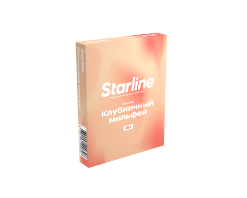 Табак для кальяна Starline Клубничный мильфей (Старлайн - Клубничный мильфей) - 25 гр