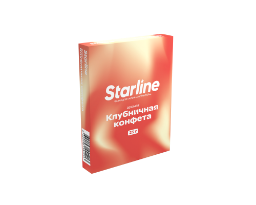 Табак для кальяна Starline Клубничная конфета (Старлайн - Клубничная конфета) - 25 гр