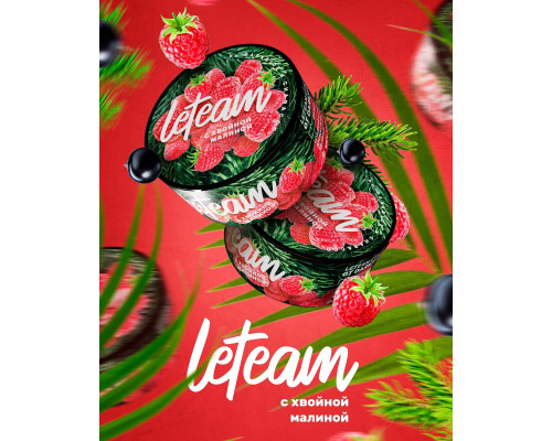 Бестабачная смесь для кальяна leTeam с Хвойной Малиной - 125 гр