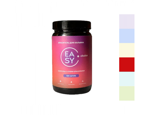 КАПСУЛА КРАСИТЕЛЯ ДЛЯ КОЛБЫ EASY CHOICE КРАСНАЯ 1 ШТ