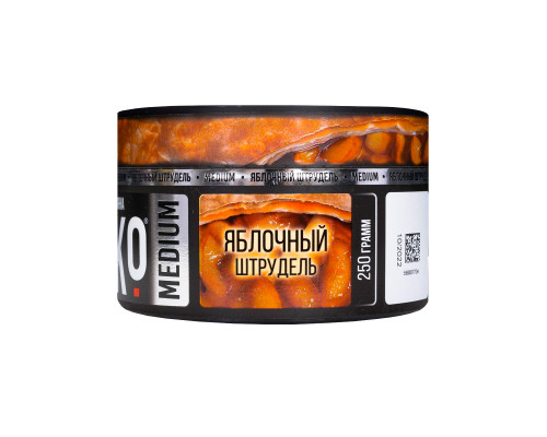 Бестабачная смесь BRUSKO - ЯБЛОЧНЫЙ ШТРУДЕЛЬ (MEDIUM) - 250 ГР - Яблоко Штрудель 