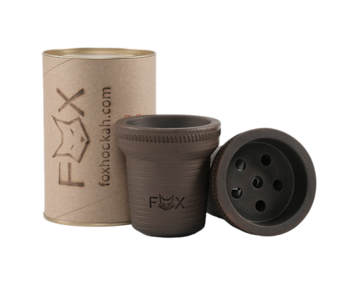 Чаша для кальяна FOX - БОЧКА МУМИЯ (ТЕМНАЯ)