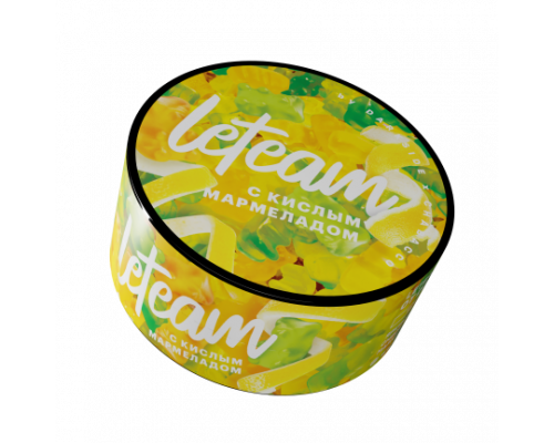 Бестабачная смесь для кальяна Leteam c Кислым Мармеладом - 25гр -   