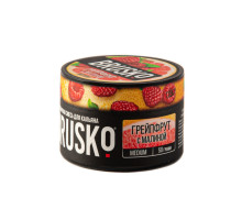 Бестабачная смесь BRUSKO - ГРЕЙПФРУТ С МАЛИНОЙ (MEDIUM) - 50 ГР