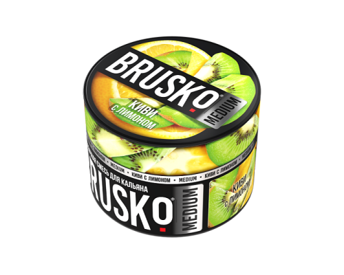 Бестабачная смесь BRUSKO КИВИ С ЛИМОНОМ (БРУСКО) - 50 ГР