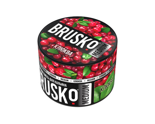 Бестабачная смесь BRUSKO КЛЮКВА  (БРУСКО) - 50 ГР