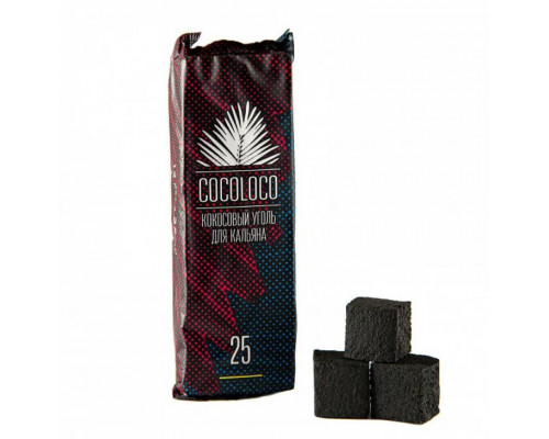 Уголь для кальяна КОКОЛОКО 25 (MM) - 165G - 12 ШТ
