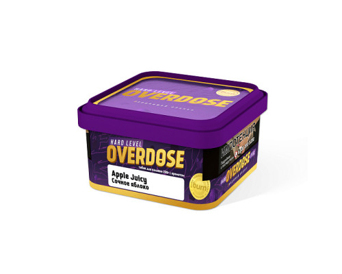 Табак для кальяна Overdose Apple Juice  (Овердоз - Сочное яблоко) - 200 гр