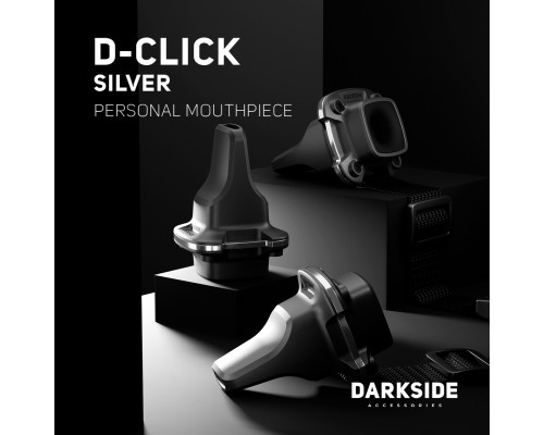 Мундштук персональный для кальяна DARKSIDE D—CLICK SILVER