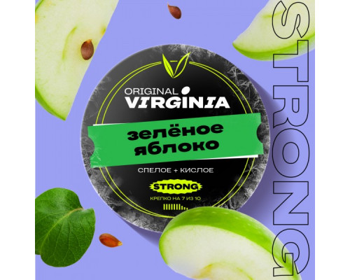 Табак для кальяна Original Virginia Strong (Ориджинал Вирджиния Стронг) Зеленое Яблоко - 100 гр