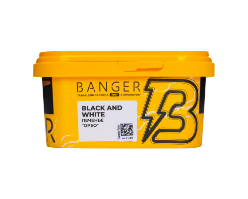 Табак для кальяна Banger Black & White (Бэнгер - Шоколадное печенье Орео) - 200 гр