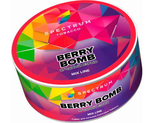 Табак для кальяна Spectrum Mix Line Berry Bomb (Спектрум Микс Лайн - Ягодный взрыв) - 25 гр