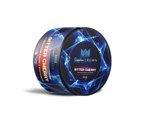 Табак для кальяна Sapphire Crown Bitter Cherry (Сапфир Краун - Горькая Вишня) - 100 гр