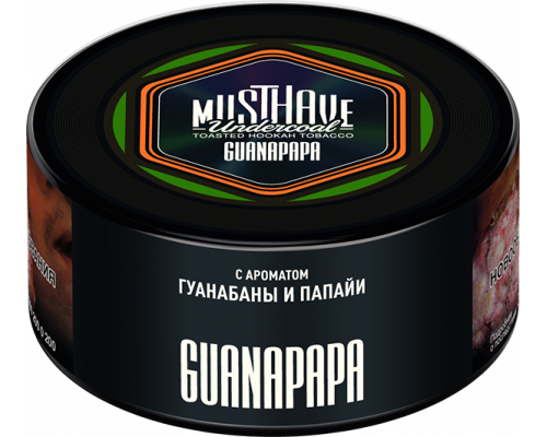 Табак для кальяна Must Have Guanapapa (Мастхэв - Гуанабана с папайей) - 125 гр
