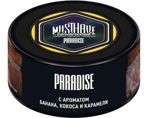 Табак для кальяна Must Have Paradise (Мастхэв - Банан с карамелью и кокосом) - 25 гр