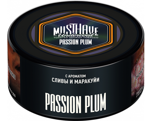 Табак для кальяна Must Have Passion Plum (Мастхэв - Слива и маракуйя) - 125 гр