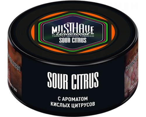 Табак для кальяна Must Have Sour Citrus (Мастхэв - Кислый Цитрус) - 25 гр