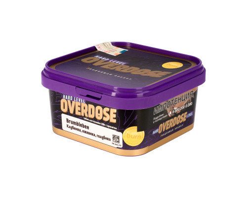Табак для кальяна Overdose Brumblebee  (Овердоз - Клубника, Ежевика, Голубика) - 200 гр