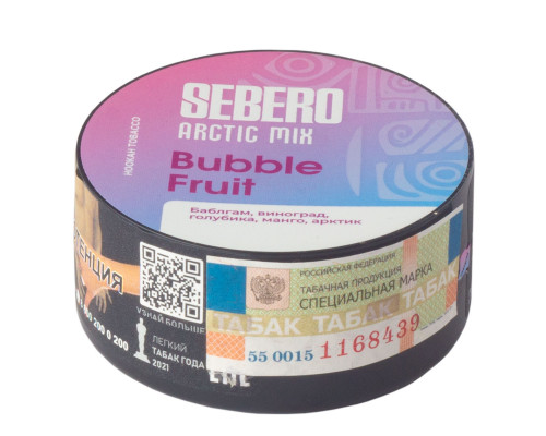 Табак для кальяна Sebero Arctic Mix Bubble Fruit (Себеро Арктик Микс - Фруктовая Жвачка) - 25 гр