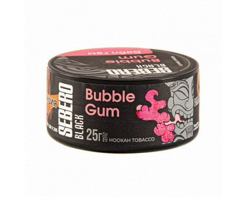Табак для кальяна Sebero Black Bubble Gum (Себеро Блэк - Жвачка Бабл Гам) -25 гр