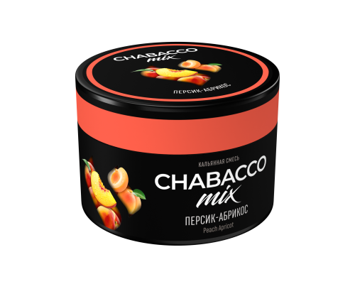 Бестабачная смесь CHABACCO MIX PEACH APRICOT (ПЕРСИК-АБРИКОС) 40 ГР  - Персик Лайм 