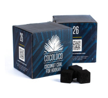 Уголь COCOLOCO (26mm) - 1KG - 64 BRICKS