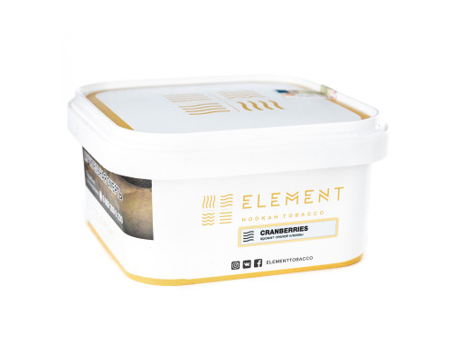 Табак для кальяна Element Воздух Cranberries (Элемент Воздух - Клюква) - 200 гр
