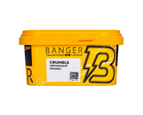 Табак для кальяна Banger Crumble - Черничный крамбл 200 гр