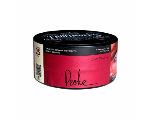 Табак для кальяна Trofimoff’s (Burley) Peach (Трофимов - Персик) - 25 гр