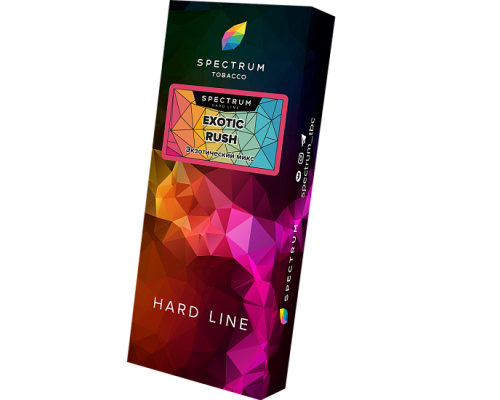 Табак для кальяна Spectrum Hard Line Exotic Rush  (Спектрум Хард Лайн - Экзотический микс) - 100 гр