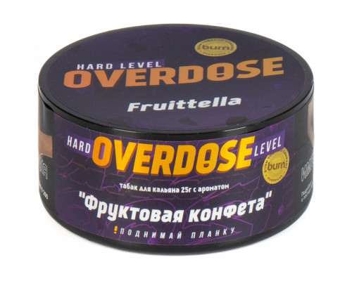 Табак для кальяна Overdose Fruittella  (Овердоз - Фруктовая конфета) - 25 гр