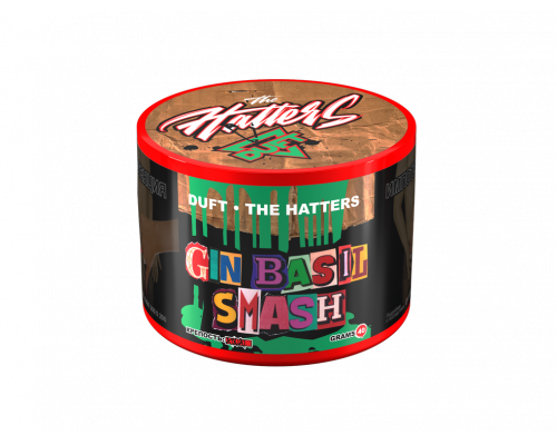 Табак для кальяна Duft The Hatters Gin Basil Smash (Дафт Хэттерс - Джин Лимон Базилик Можжевельник) - 40 гр