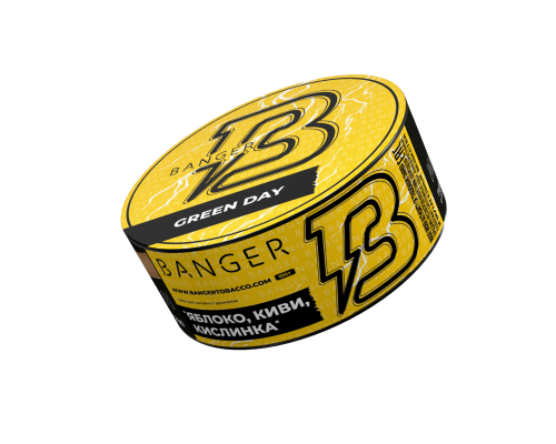 Табак для кальяна Banger Green Day (Бэнгер - Зеленое яблоко, Киви) - 100 гр