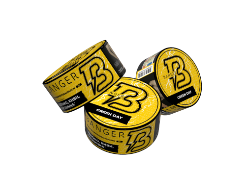 Табак для кальяна Banger Green Day (Бэнгер - Зеленое яблоко, Киви) - 25 гр