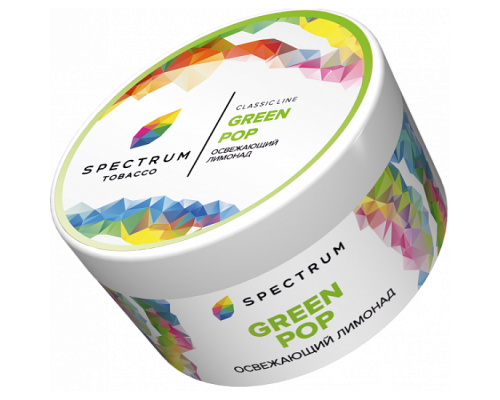 Табак для кальяна Spectrum Green Pop (Спектрум - Освежающий лимонад) - 200 гр