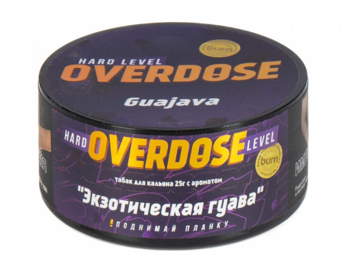 Табак для кальяна Overdose Guajava  (Овердоз - Экзотическая Гуава) - 25 гр