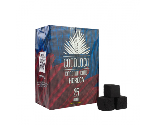 Уголь для кальяна ХОРЕКА КОКОЛОКО 25 (MM) -1KG - 72 ШТ
