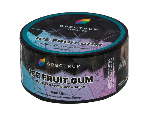 Табак для кальяна Spectrum Hard Line Ice Fruit Gum (Спектрум Хард Лайн - Ледяная фруктовая жвачка) - 25 гр