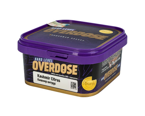 Табак для кальяна Overdose Kashmir Citrus  (Овердоз - Цитрусы с Кашмиром) - 200 гр