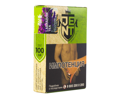 Табак для кальяна Jent Herbal Labrador Tea (Джент Хербал - Багульник) - 100 гр