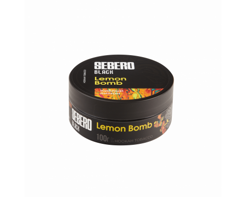 Табак для кальяна Sebero Black Lemon Bomb  (Себеро Блэк - Лимон) - 100 гр