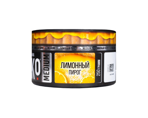 Бестабачная смесь BRUSKO - ЛИМОННЫЙ ПИРОГ (MEDIUM) - 250 ГР - Лимон Пирог 