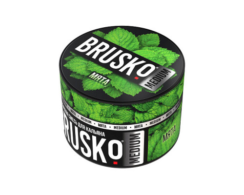 Бестабачная смесь BRUSKO МЯТА (БРУСКО) - 50 ГР