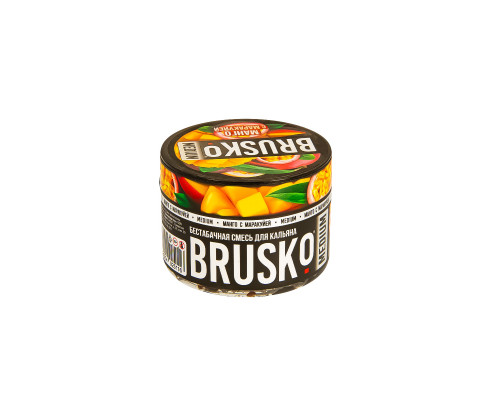 Бестабачная смесь BRUSKO МАНГО С МАРАКУЙЕЙ (БРУСКО) - 50 ГР