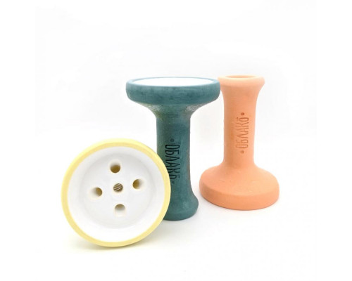 Чаша для кальяна ОБЛАКО - MONO Black Glaze