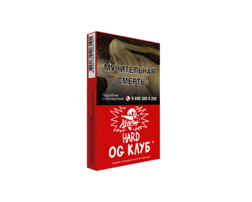 Табак для кальяна Хулиган HARD Og Club (Клубника-ревень) - 25 гр