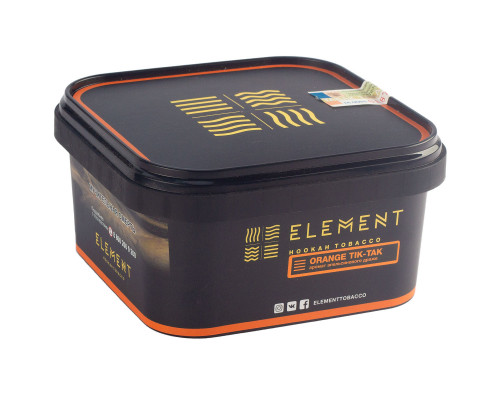 Табак для кальяна Element Земля Orange Tik-Tak (Элемент Земля - Апельсиновый Тик Так) - 200 гр