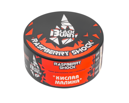 Табак для кальяна BlackBurn Raspberry Shock (БлэкБерн - Кислая Малина) - 100 гр