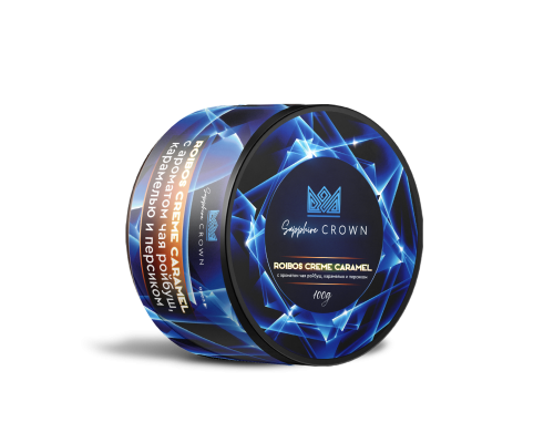 Табак для кальяна Sapphire Crown Roibos Creme Caramel (Сапфир Краун - Ройбуш крем карамель) - 100 гр